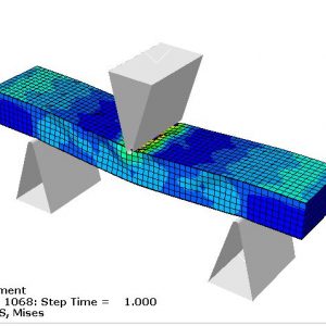 Numerical Analysis of the Damage Behaviour of the Polyamide CFRP Composite Beam Laminated With Cohesive Layer