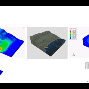 Numerical Simulation of Slope Stabilization With and Without GFRP Piles Based on Real Topographic Survey Data Using the Strength Reduction Method (SRM)