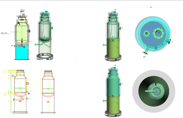Design and Analysis of Multichambered Skirt Supported Pressurized Vessel Using Bentley AutoPIPE