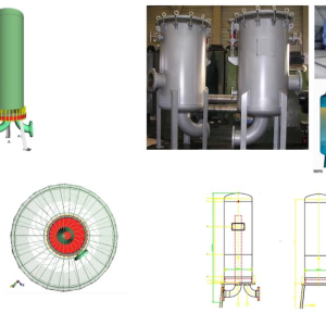Design and Analysis of Pressurized Metal Vacuum Filter for Water Treatment Using Bentley AutoPIPE