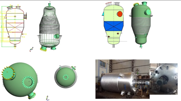 Design of Limpet Coil Reactor Pressure Vessel (Coil Wrapped Vessel) Using Bentley Auto-Vessel