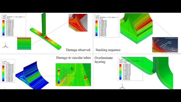 Thermo-Mechanical analysis and optimization of composite vascular T-joint using ABAQUS